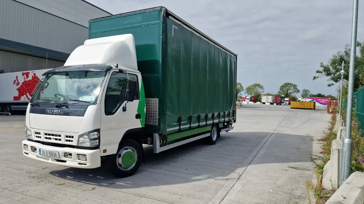 Isuzu 7.5 tonne curtainsider - tested June 26 - Image 1