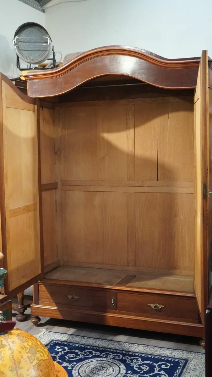 French Antique Armoire with Mirrors, c.1920 - Image 2