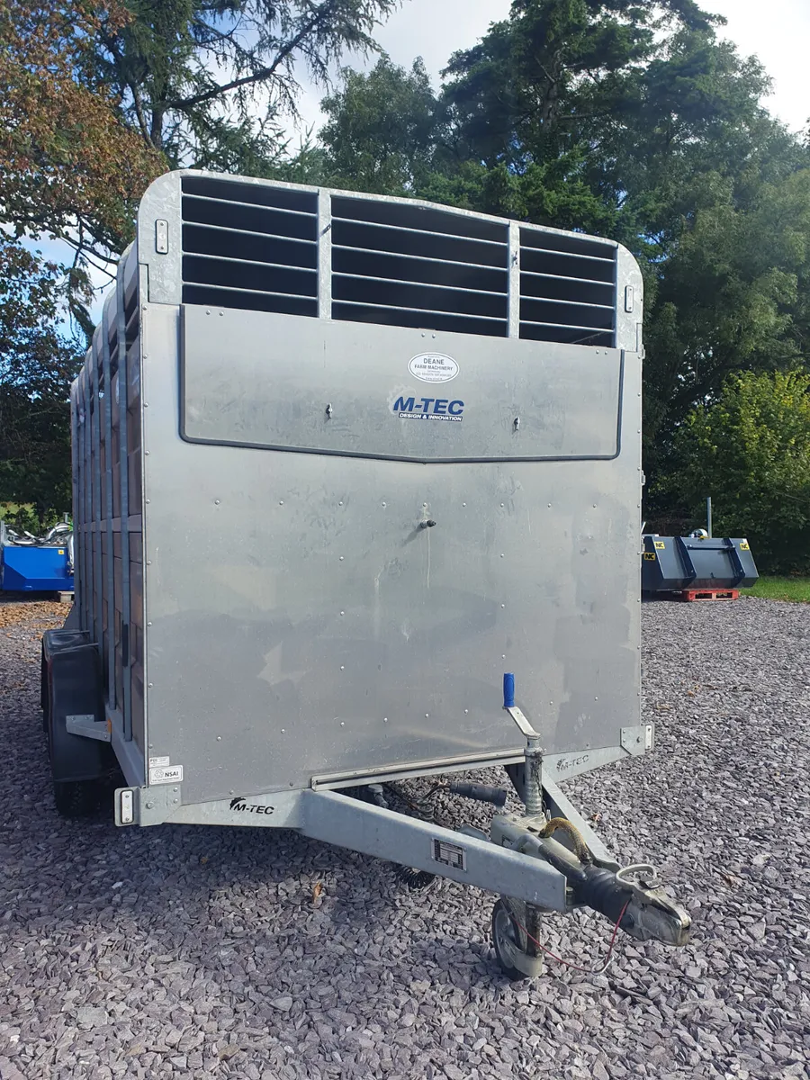 M-TEC 12ft Livestock Trailer - Image 1