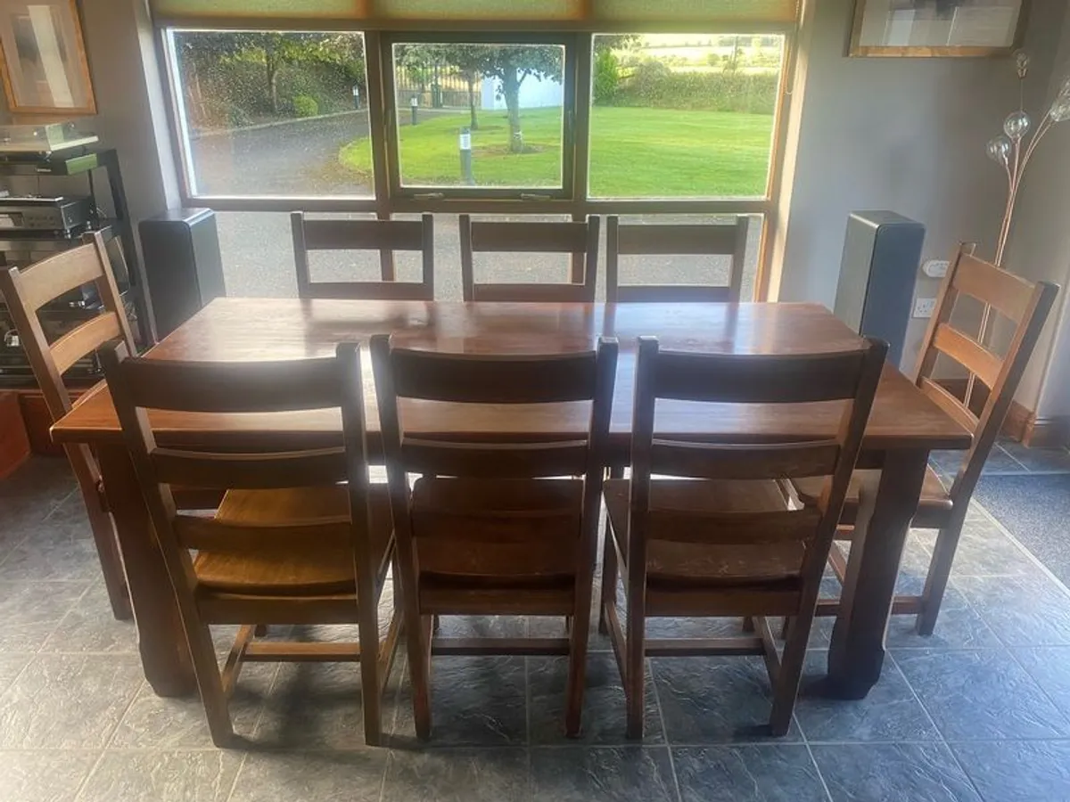 Table/Chairs & Mirror/Cabinet - Image 2