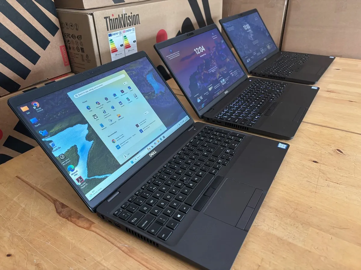 Dell Latitude 15.6" Laptops-i5-16Gb-Windows 11 Pro - Image 1