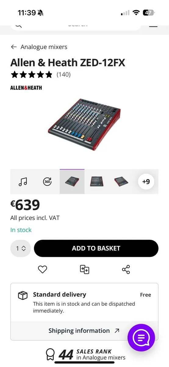Allen & Heath ZED-12FX - Image 2