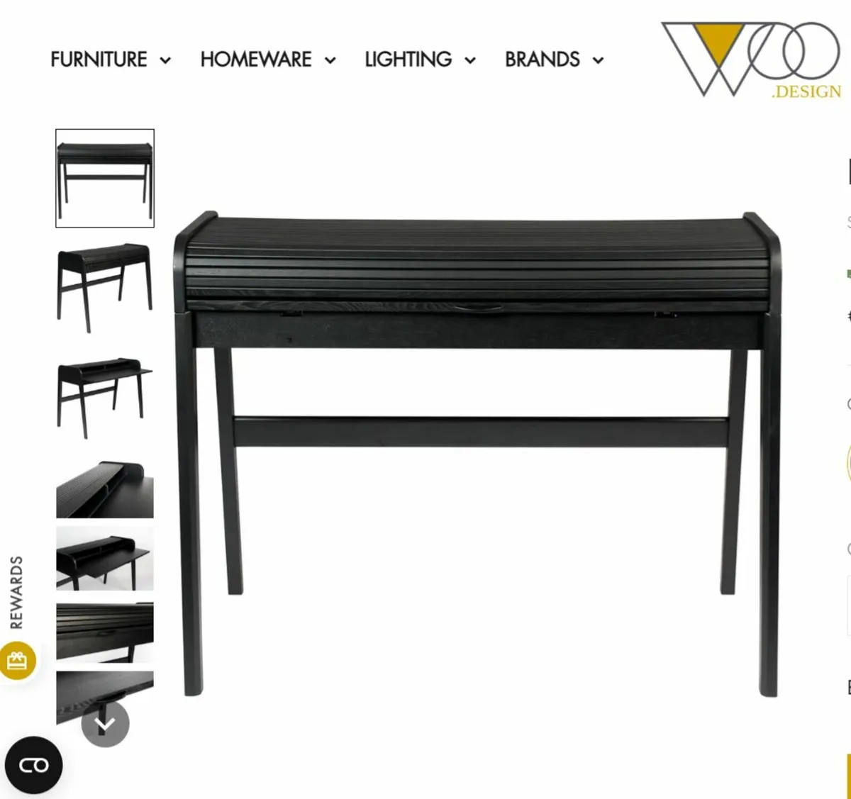 Extendable Black Table Desks - Image 1
