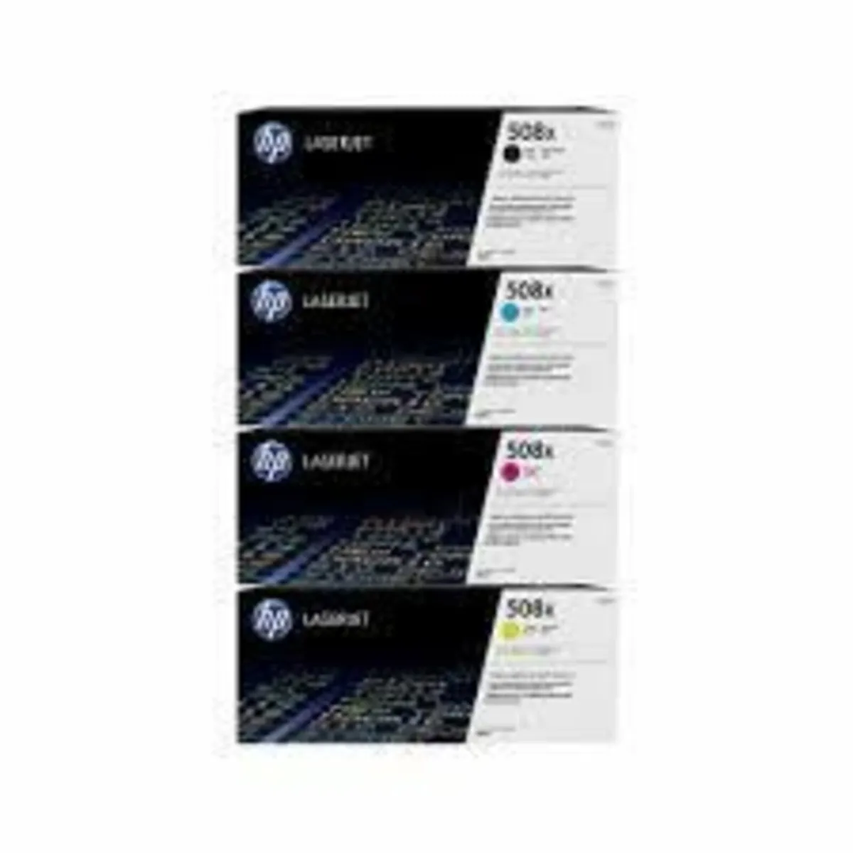 HP 508X BK/C/M/Y Full Set Original High Capacity