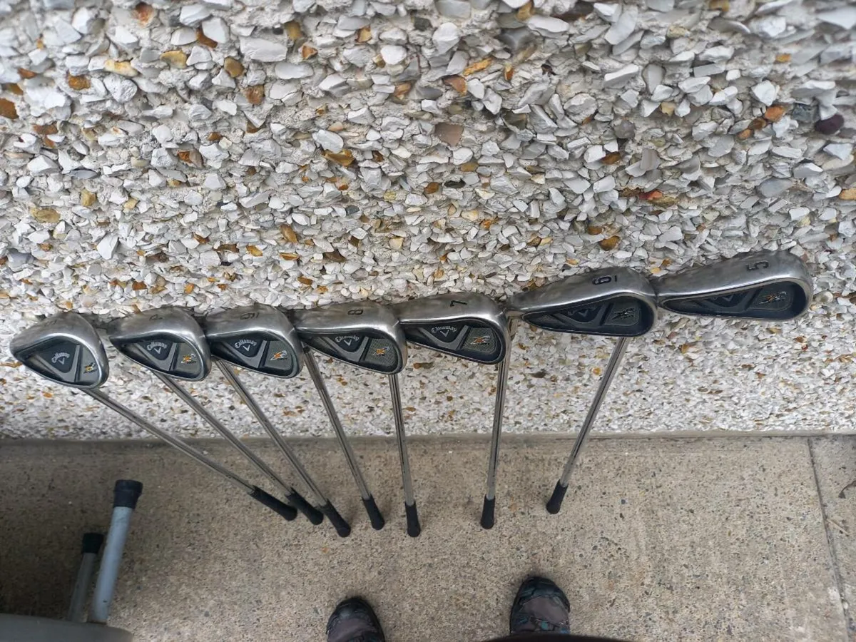 Set of Left-hand callaway x2hot irons - Image 2