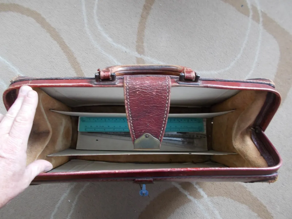 1960's Leather Briefcase - Image 2