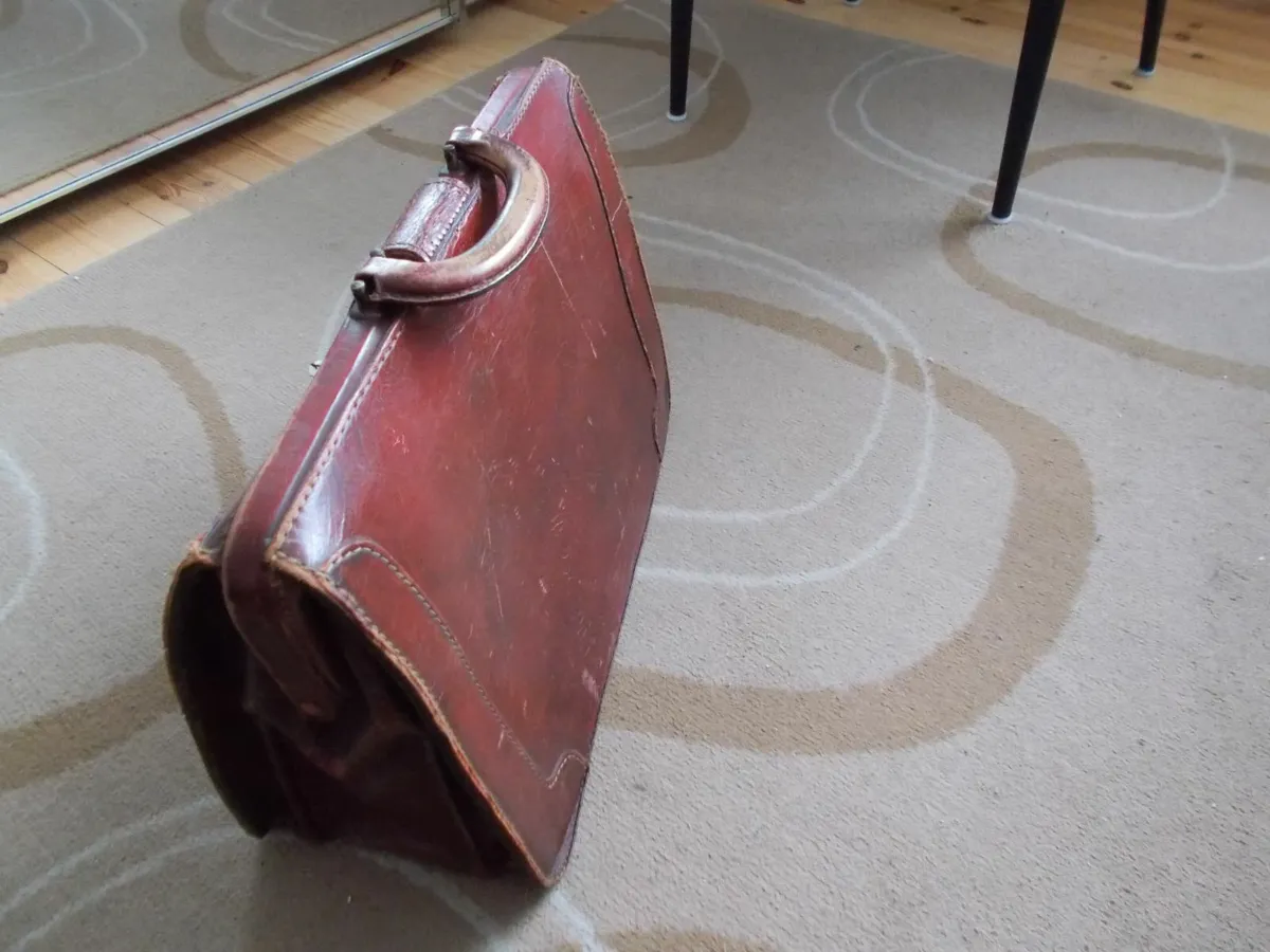 1960's Leather Briefcase - Image 4
