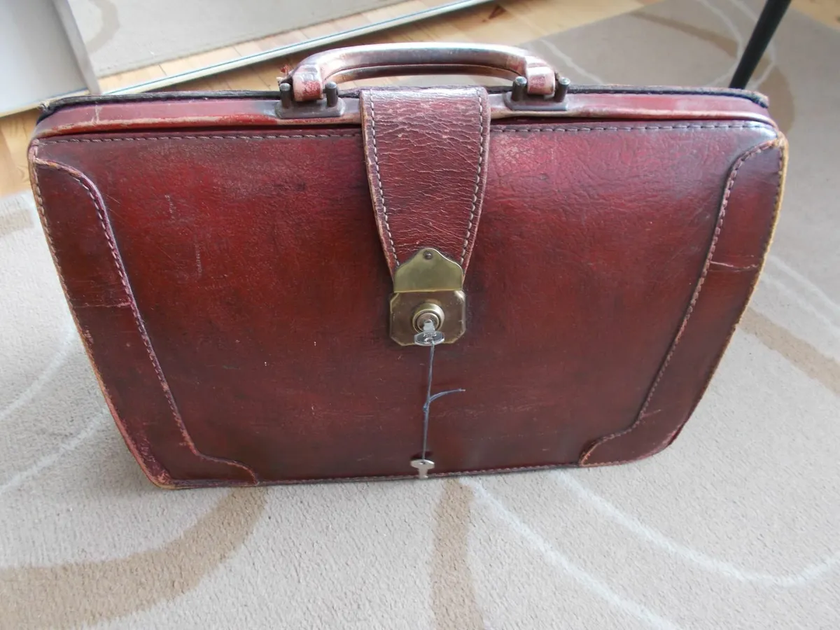 1960's Leather Briefcase - Image 1