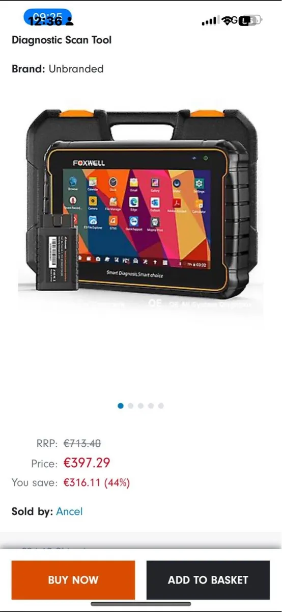 FOXWELL GT60 OBD2 Diagnostic car/van - Image 2