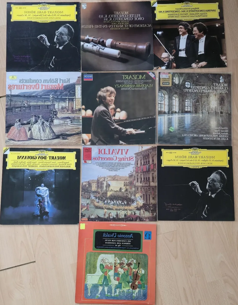10 VINYL RECORD  CLASSICAL MUSIC MOZART VIVALDI - Image 1