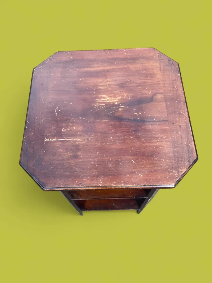 Antique Lamp Table / Book Table. - Image 4