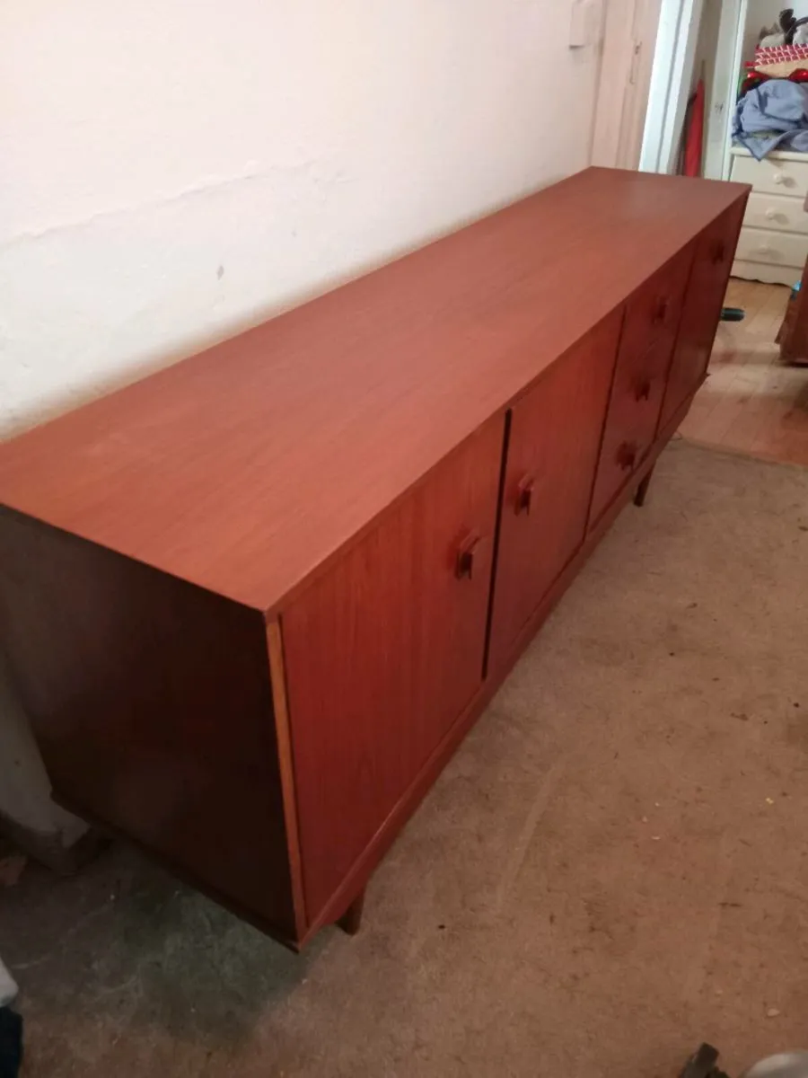 mid century teak sideboard - Image 1