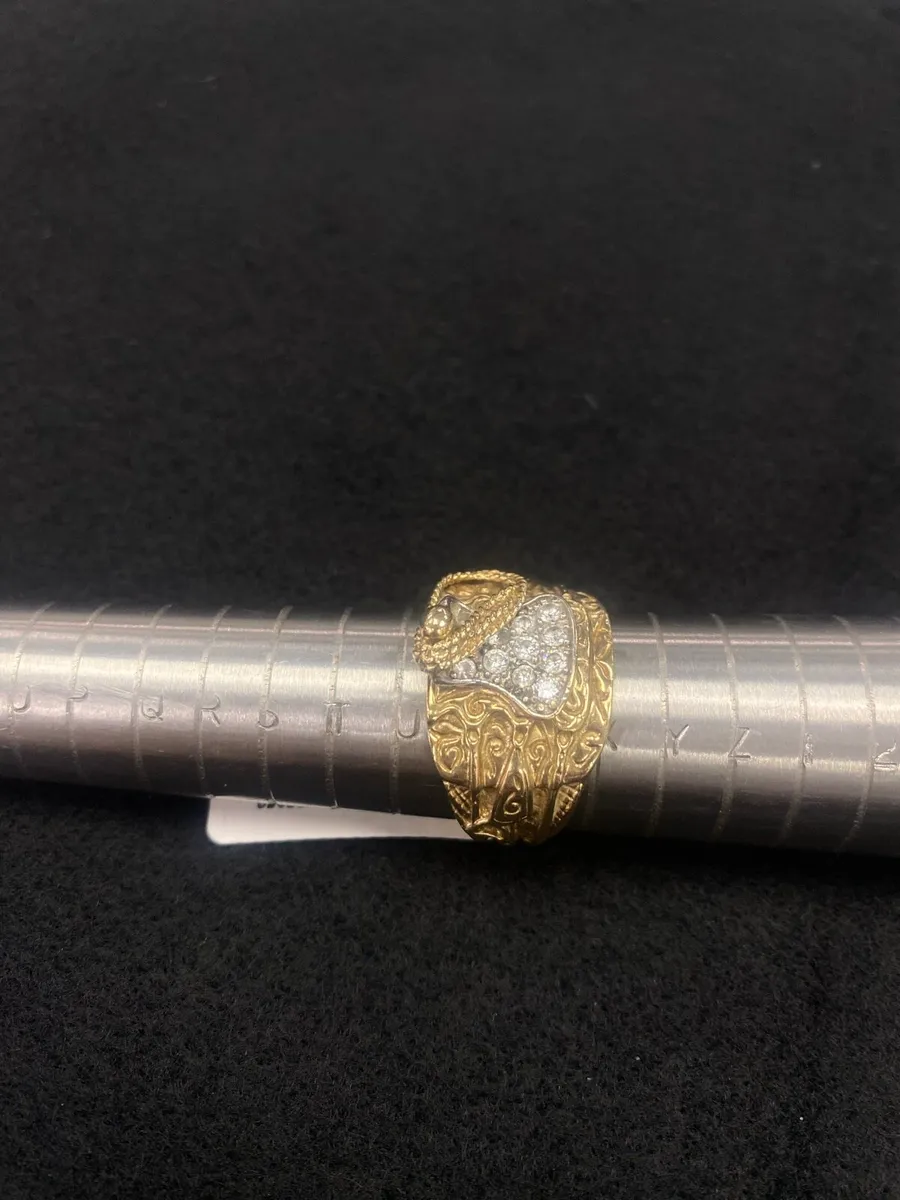 9ct Gold Saddle Ring 9k - Image 4