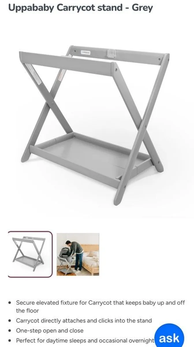 UppaBaby bassinet stand - Image 4