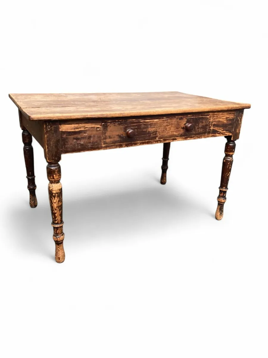 Antique Desk / Farmhouse Table - Large - Image 1