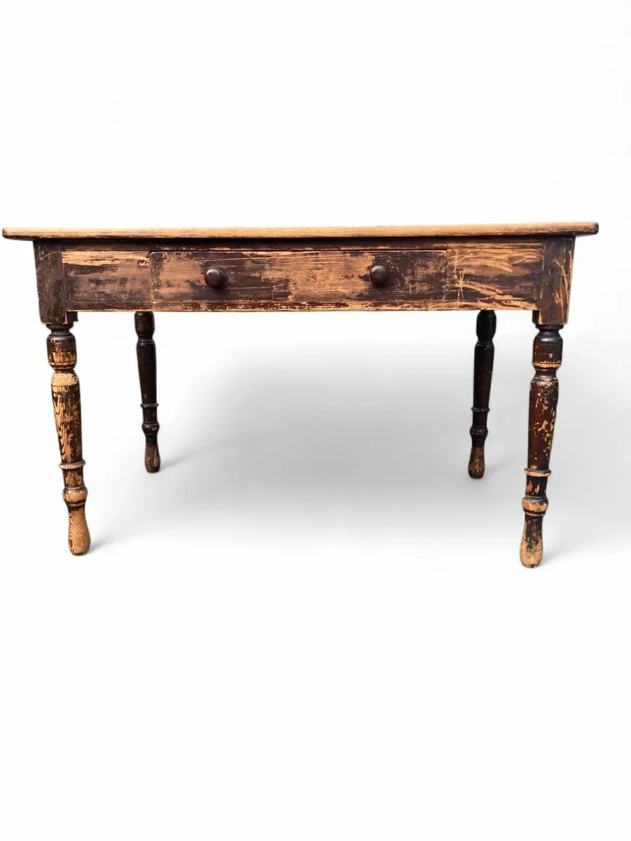 Antique Desk / Farmhouse Table - Large - Image 3