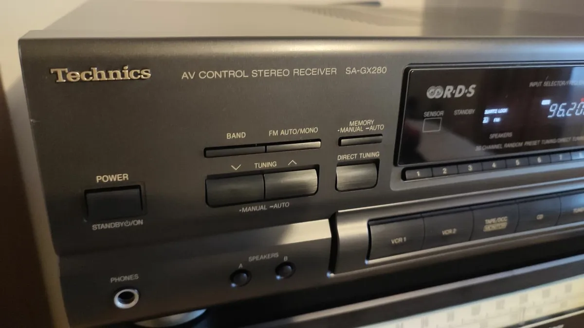 TECHNICS SA-GX280 Receiver/amplifier. VGC,Cleaned - Image 2