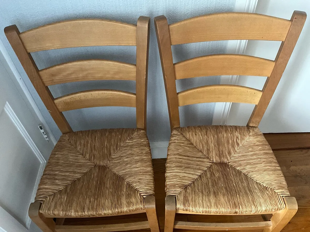 Pr. of Rattan Chairs - Image 4