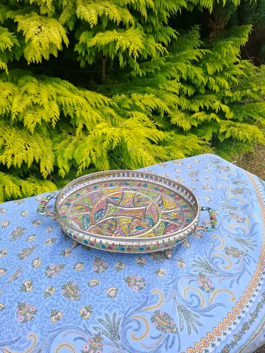 Small morrocan tea tray postage possible