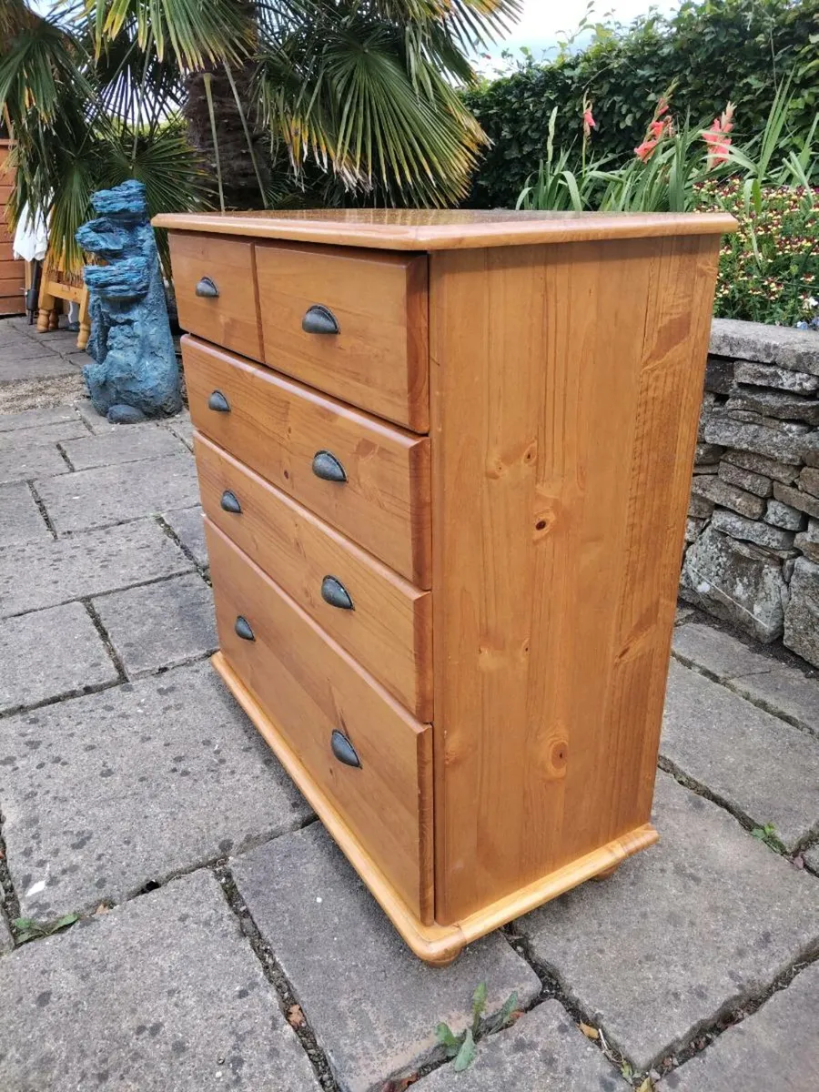 Pine Chest of Drawers - Image 3