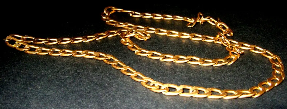 Vintage 9ct Gold 19" Unisex Neck Chain - Image 3