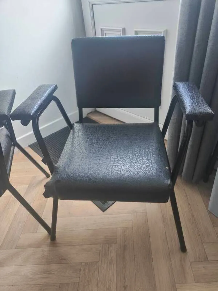 2 Black Chairs - Image 2