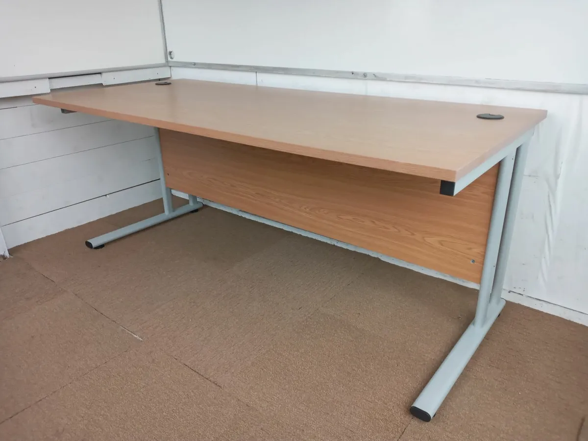 Delivery - 6 x Office Desks Good Quality - Image 1