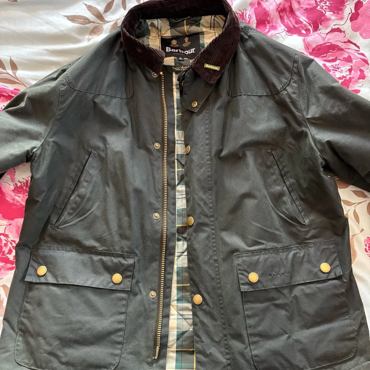 Barbour Reelin Wax Jacket - Image 1