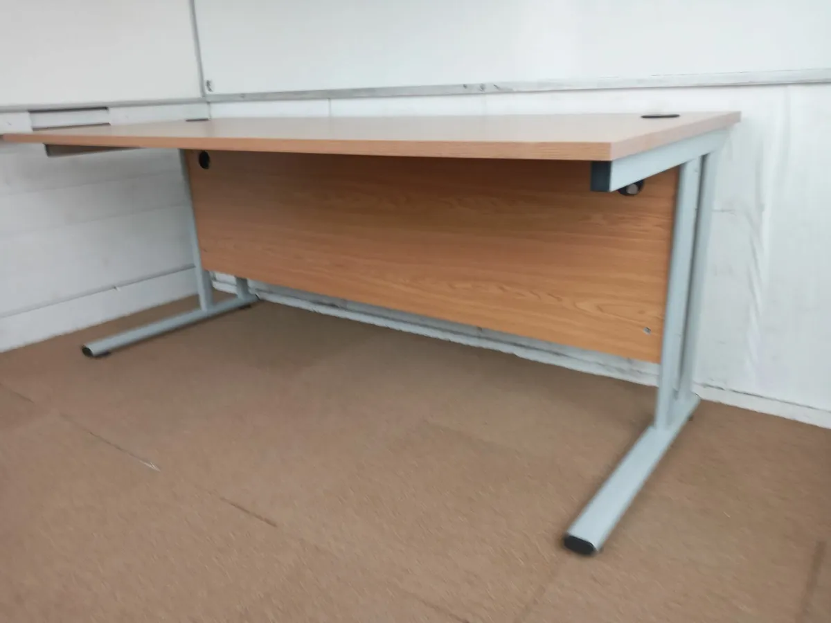 Delivery - 6 x Office Desks Good Quality - Image 4