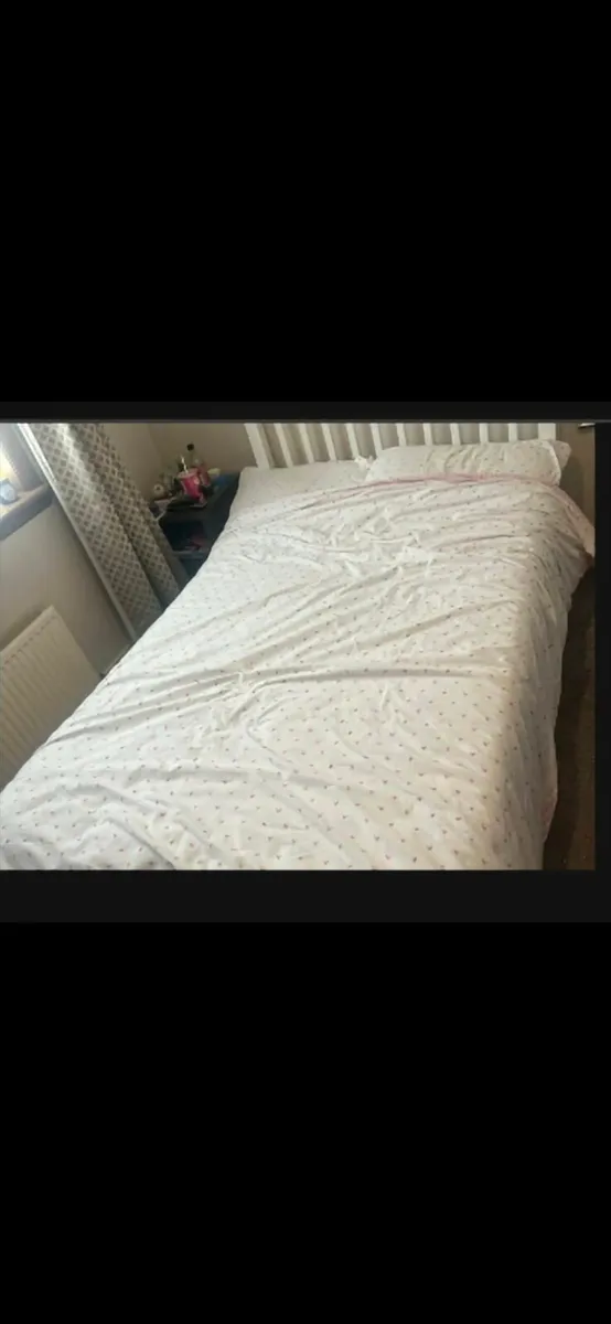 Small 4ft Wide Double Bed And Matress