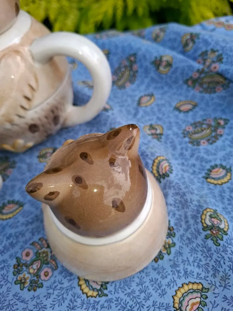 Owl tea set postage possible - Image 3