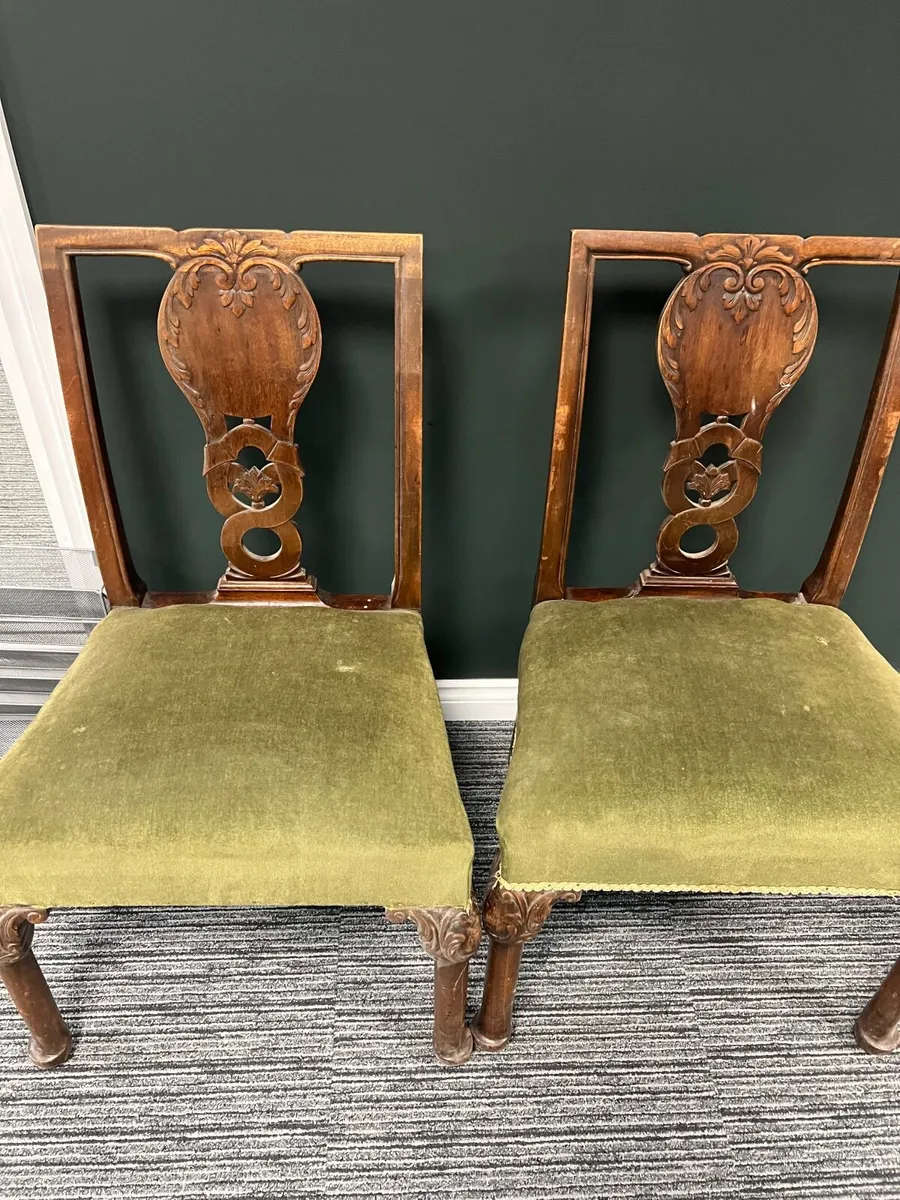 Bespoke Mahogany Table & Chairs - Image 3
