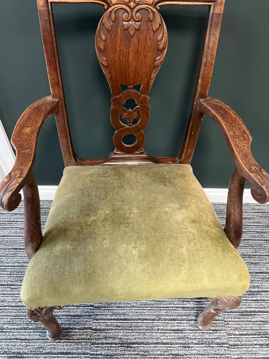 Bespoke Mahogany Table & Chairs - Image 4