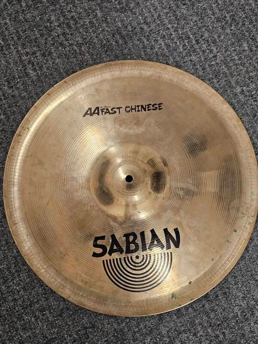 Sabian AA 18" fast chinese cymbal - Image 1