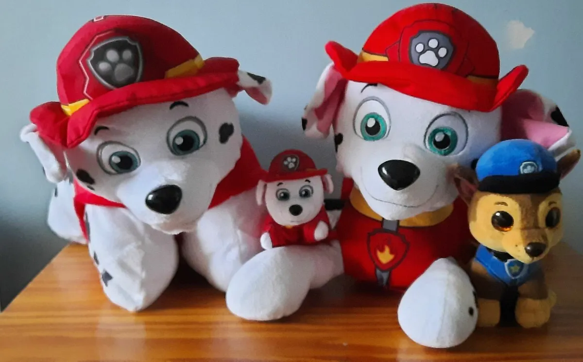 Set of Paw Patrol Plush Toys - Image 1