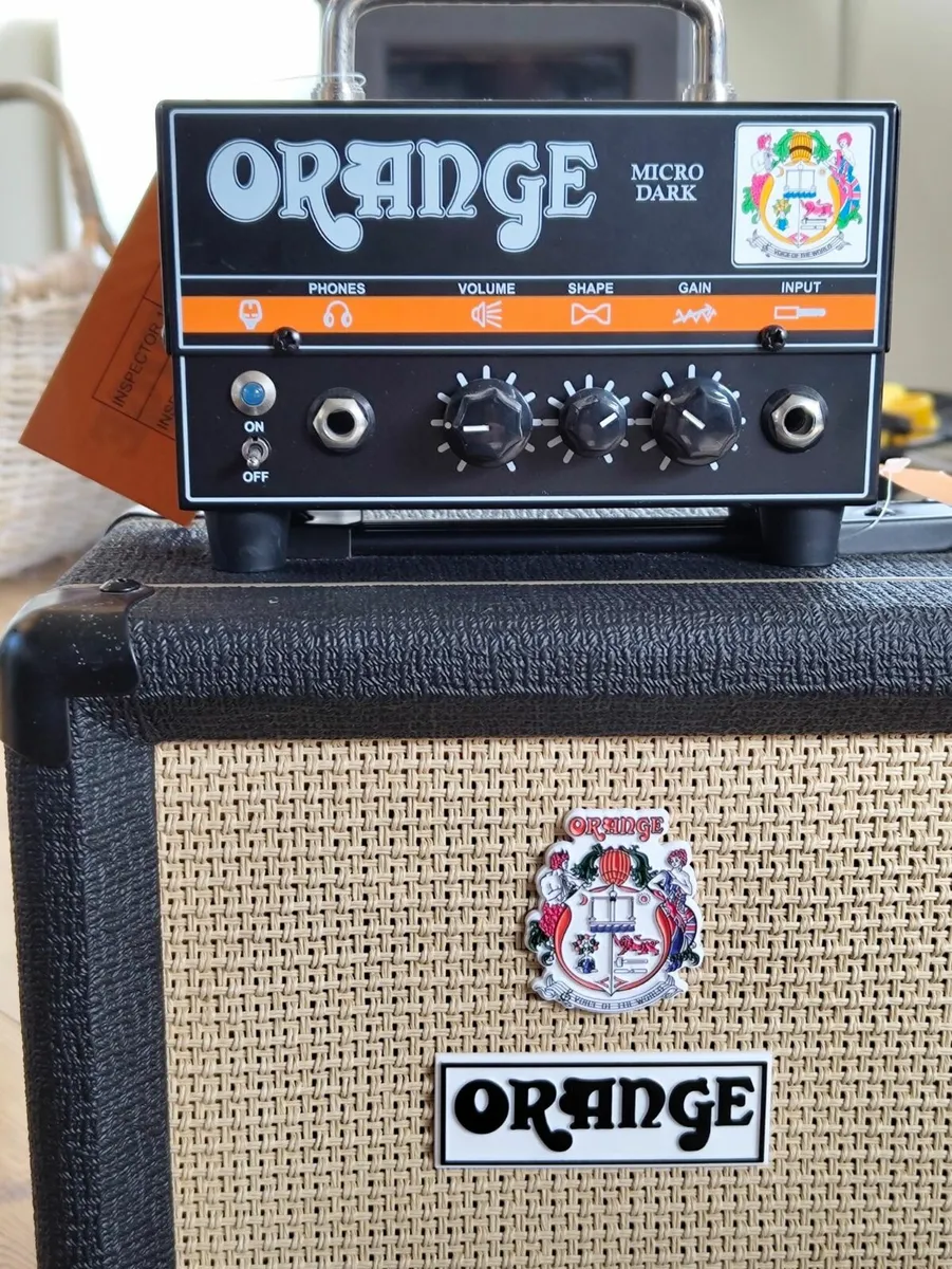 Electric Guitar Orange Micro Dark Amp & Cabinet - Image 4