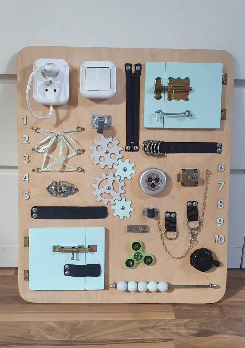 Handmade Montessori Busy Board