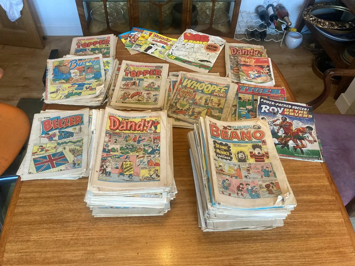 Vintage Comics- Large Collection-The Beano etc. - Image 2