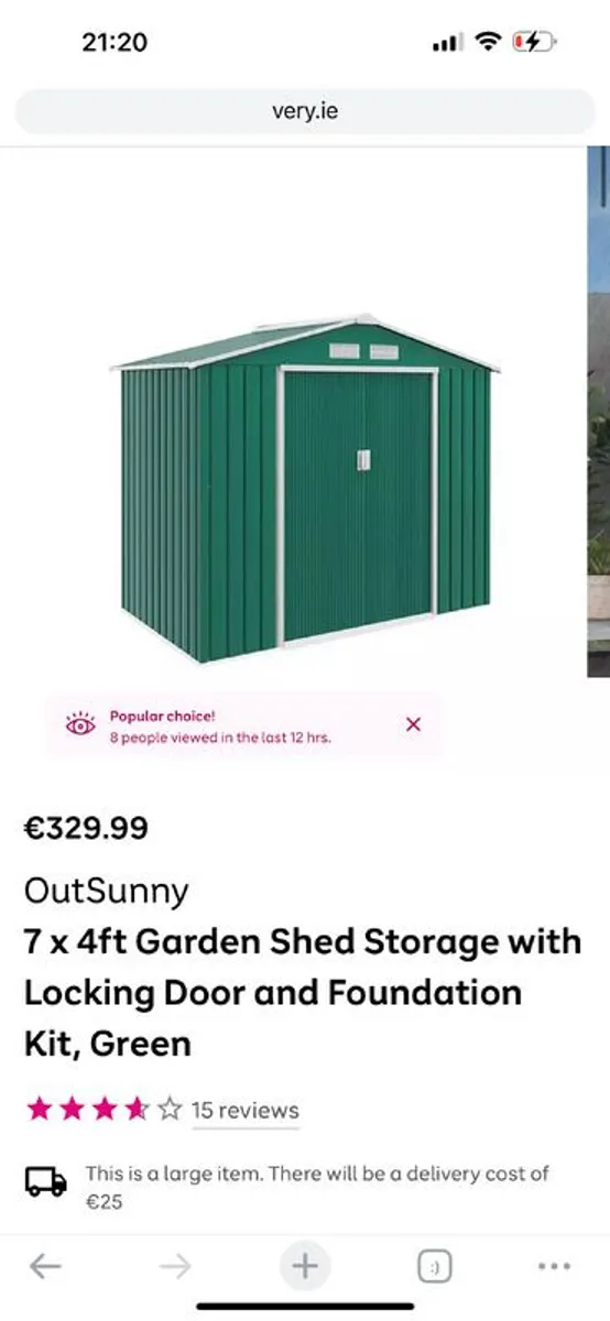 Garden shed - brand new - Image 1