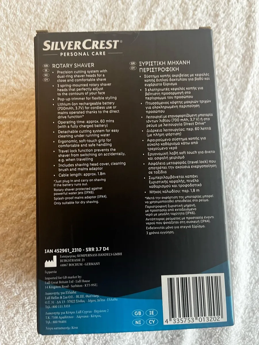 SilverCrestMens Shave in box - Image 4