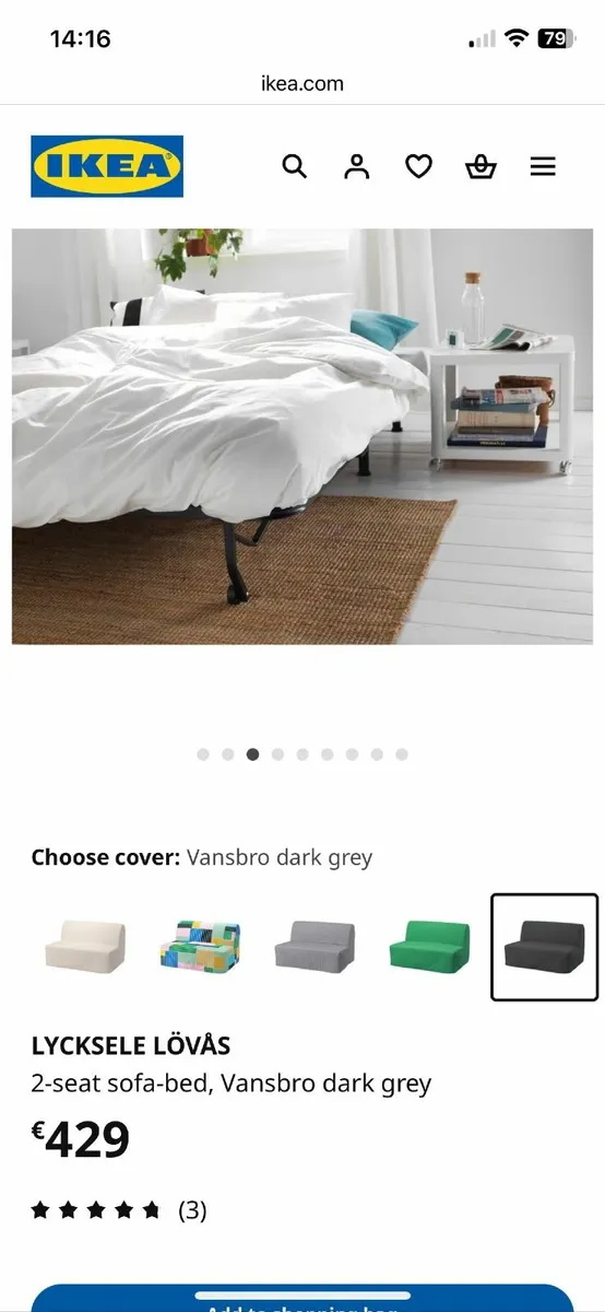 Ikea sofa BED - Image 3
