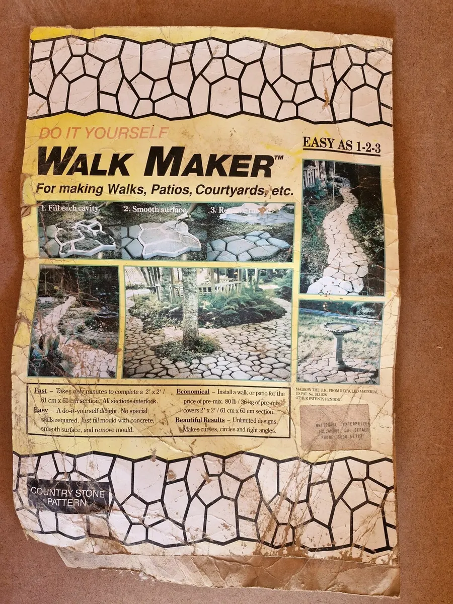 Walk Maker cocrete paving moulds - Image 1