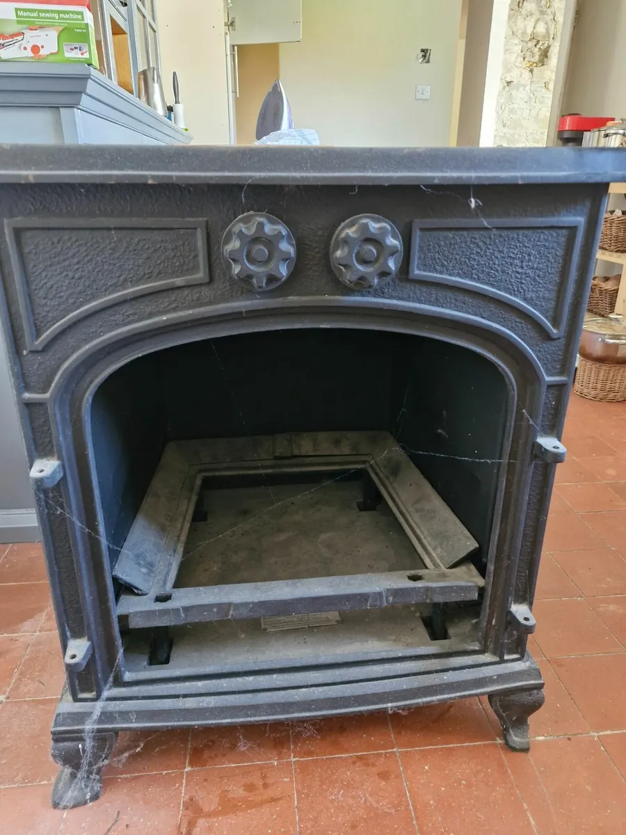 Solid fuel stove with back boiler - Image 1