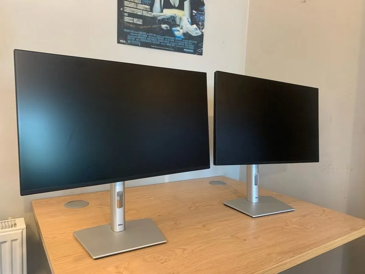 2 New Dell P2425H Monitors