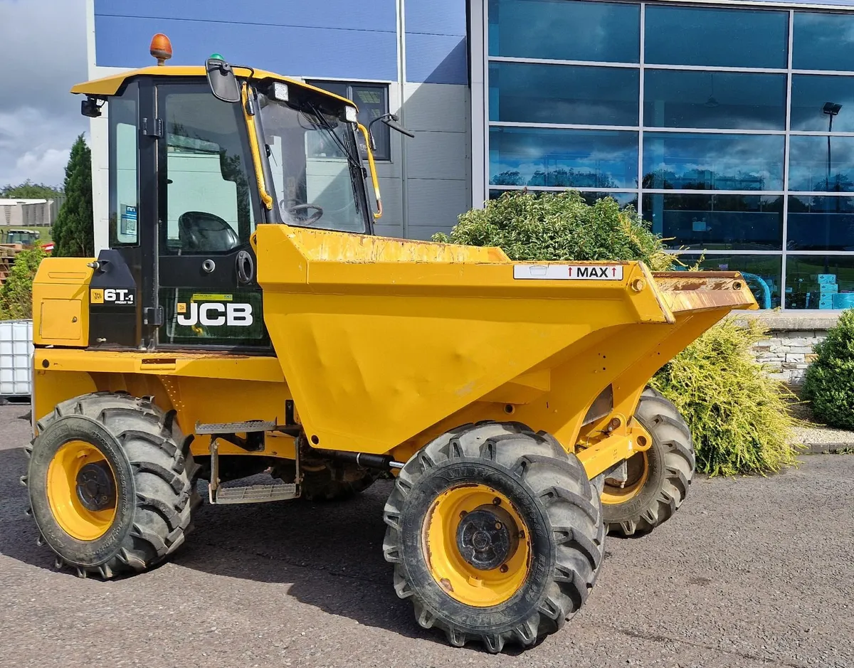 2018 JCB 6T-1 Straight Tip Dumper *1200Hrs* - Image 2