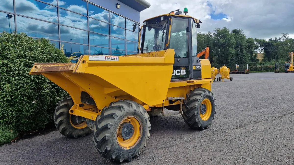 2018 JCB 6T-1 Straight Tip Dumper *1200Hrs* - Image 4