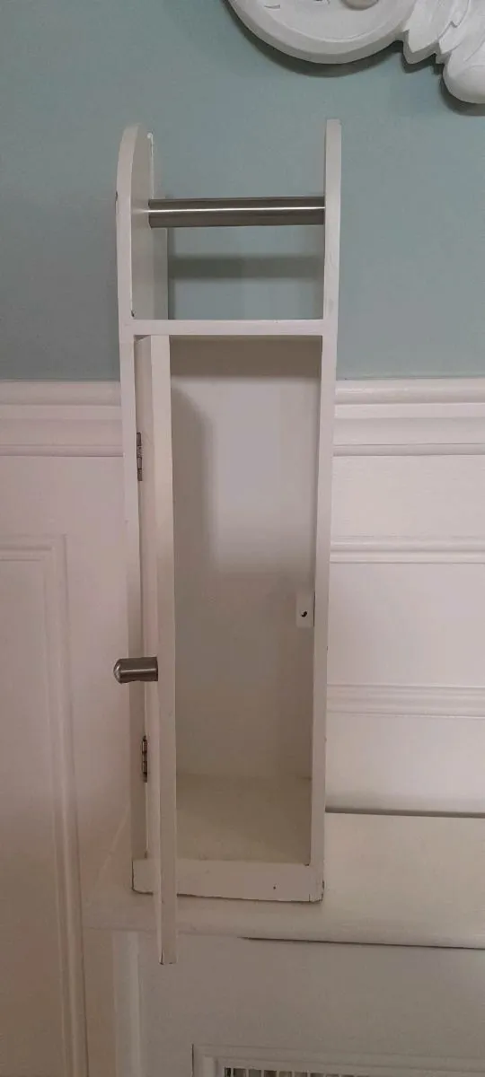 Toilet Roll Holder with Storage - Image 2