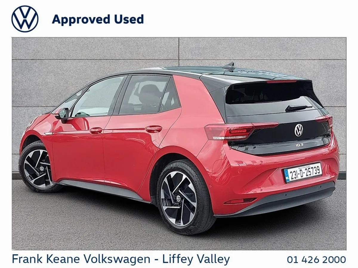 Volkswagen ID.3 58kwh Life DX 204HP  rear View Ca - Image 3
