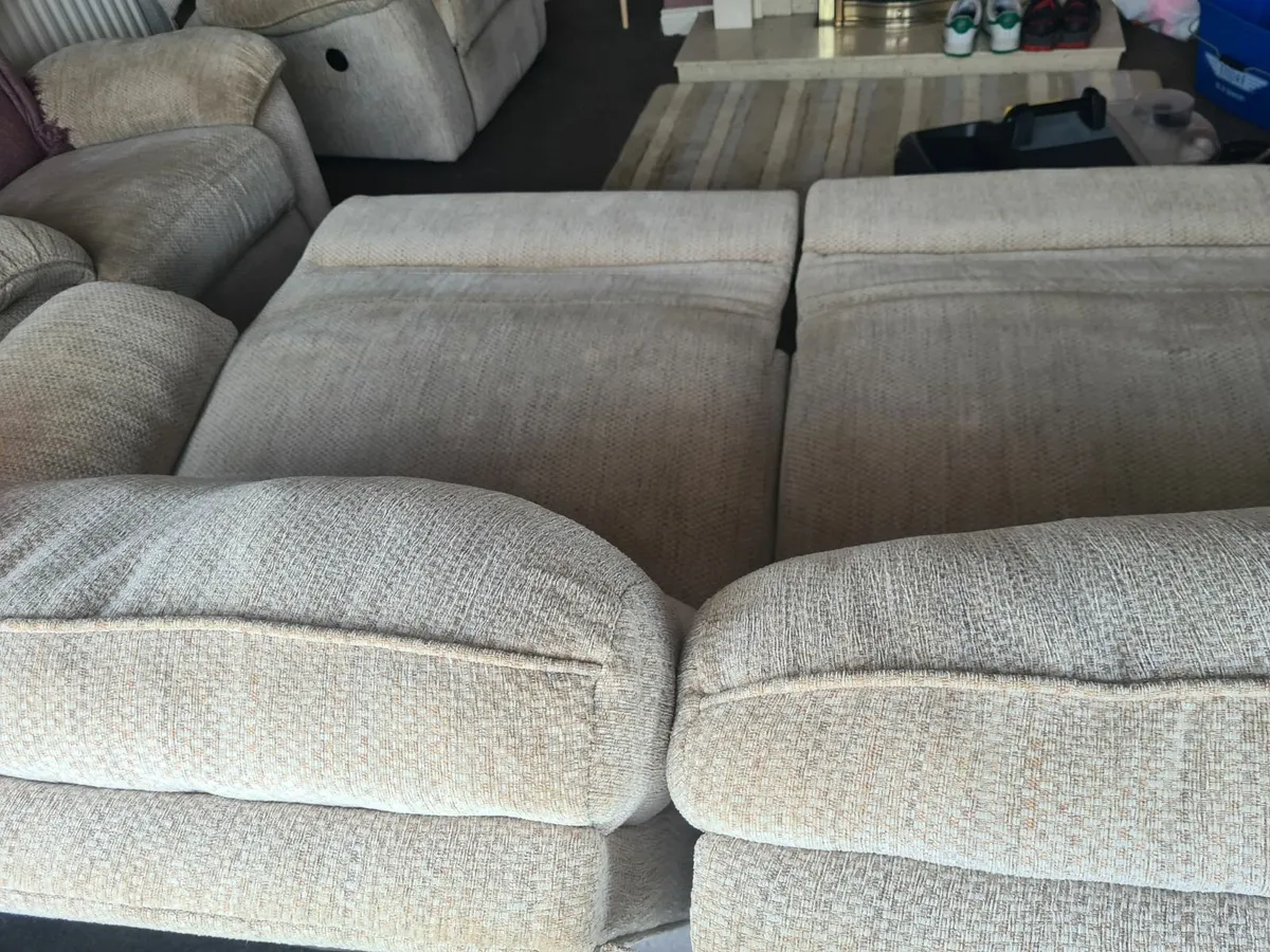 Reclining Fabric Sofa and armchairs - Image 2