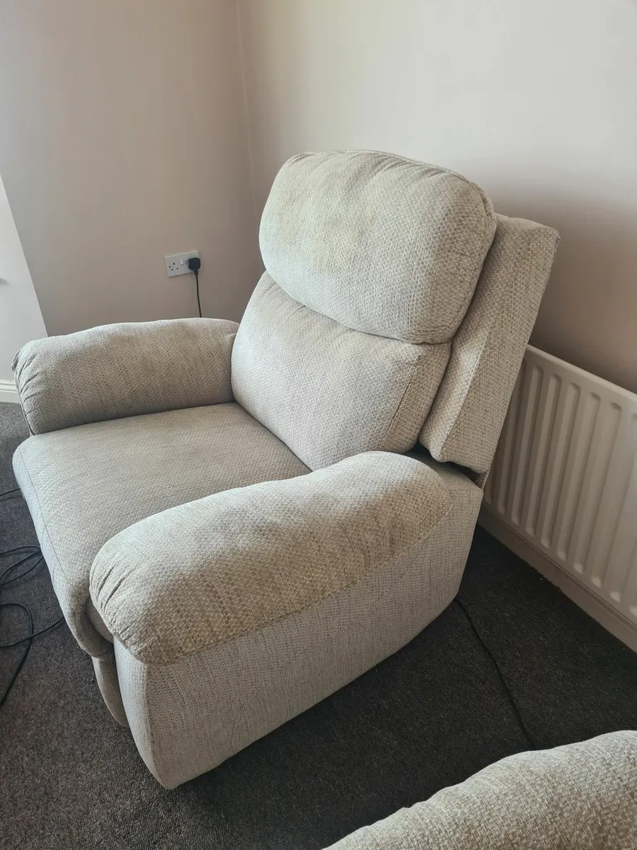 Reclining Fabric Sofa and armchairs - Image 4
